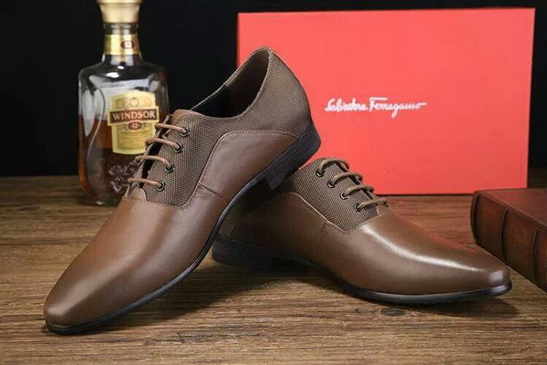 Salvatore Ferragamo Business Men Shoes--012